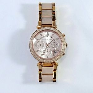 Michael Kors Parker Rose Gold-Tone Bl